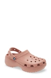 Crocstm Classic Platform Clog In Pale Blush