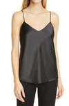 Club Monaco Kora Satin Camisole In Black