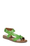 Franco Sarto Glenni Sandal In Green Apple Faux Leather
