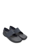 Camper Right Nina Leather Ballerina Flat In Dark Blue