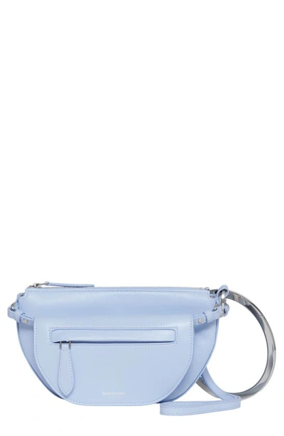 Burberry Mini Double Olympia Handbag, Pale Blue