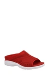 Easy Spirit Traciee Sandal In Racing Red/ Racing Red