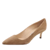Manolo Blahnik Bb 50 Suede Pumps In Tan