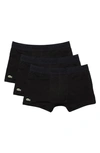LACOSTE 3-PACK ESSENTIAL COTTON TRUNKS,5H3410