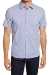 TED BAKER SLIIDE SLIM FIT SHORT SLEEVE BUTTON-UP SHIRT,253582