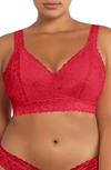 Parfait Adriana Wire-free Bralette In Racing Red