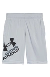 Under Armour Kids' Ua Prototype 2.0 Performance Athletic Shorts (big Boy) In Mod Gray / / Black