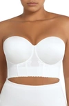 Parfait Convertible Strapless Underwire Contour Bra In Pearl White