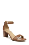 Naturalizer Vera Ankle Strap Sandals True Colors In English Tea Leather