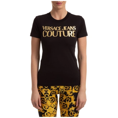 Versace Jeans Couture Black Institutional Logo T-shirt