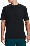 Under Armour Training Vent Camo Performance T-shirt In Black / Pitch Grey