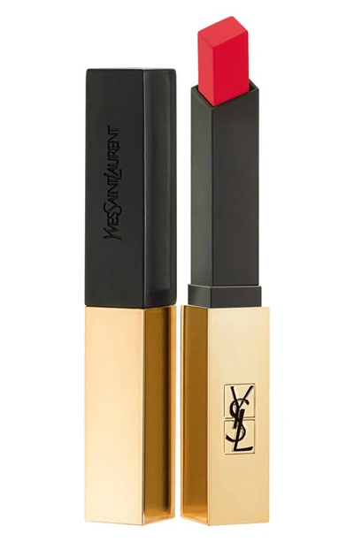 Saint Laurent Rouge Pur Couture The Slim Matte Lipstick 26 Rouge Mirage In 26 Rouge Mirage