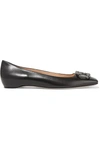 GUCCI DIONYSUS LEATHER BALLET FLATS