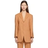 JACQUEMUS ORANGE 'LA VESTE D'HOMME' BLAZER