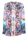 VERSACE VERSACE TRÉSOR DE LA MER PRINT SHIRT