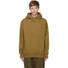 A-cold-wall* Green Organic Cotton Hoodie With Logo In Olive Olive