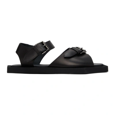 Opening Ceremony Geometric Buckled Sandals In Black