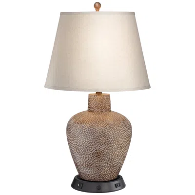 360 Lighting Bentley 29" Metal Lamp With Dimmable Usb Workstation Base