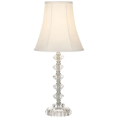 360 Lighting Bohemia 21" High Clear Stacked Glass Table Lamp