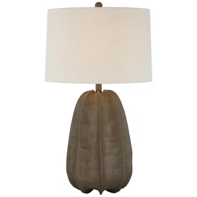 360 Lighting Calabasa 30" High Chocolate Brown Modern Table Lamp
