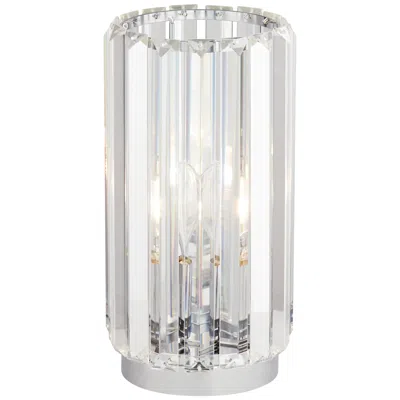 360 Lighting Caledan 10 1/2" High Crystal Accent Table Lamp