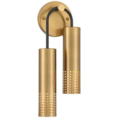 360 Lighting Celine 16" High Warm Gold 2-light Wall Sconce