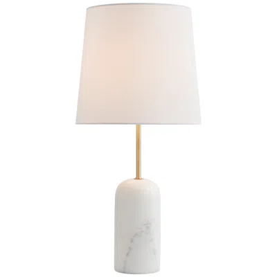 360 Lighting Daleti 25" High White Marble Table Lamp With Dimmer