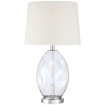 360 Lighting Daniella 24 3/4" High Clear Iridescent Glass Table Lamp