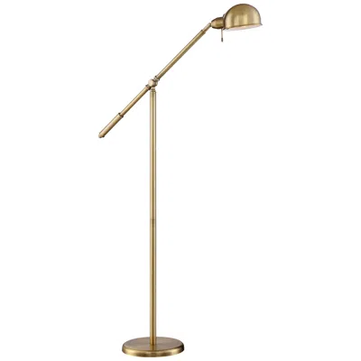 360 Lighting Dawson Adjustable Height Pharmacy Floor Lamp With Usb Dimmer