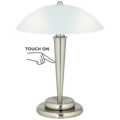 360 Lighting Deco Dome 17" High Touch On-off Accent Table Lamp