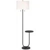 360 Lighting Deva 61" High Modern Bronze Side Table Floor Lamp