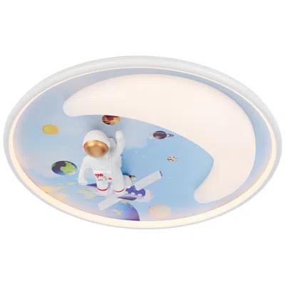 360 Lighting Dreamglow Apollo 18 1/2" Wide Moon Mission Led Ceiling Light