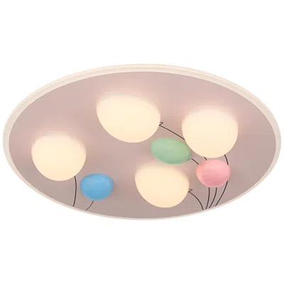 360 Lighting Dreamglow Celebration 19 3/4" Wide White And Pastels Led Ceiling Light
