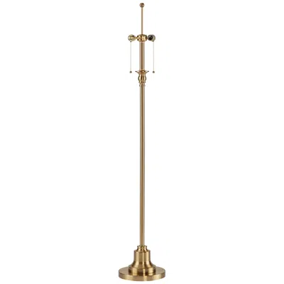 360 Lighting Dyna 58" High Antique Brass Floor Lamp Base