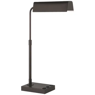360 Lighting Harris 25 1/2" Usb And Outlet Modern Pharmacy Desk Lamp