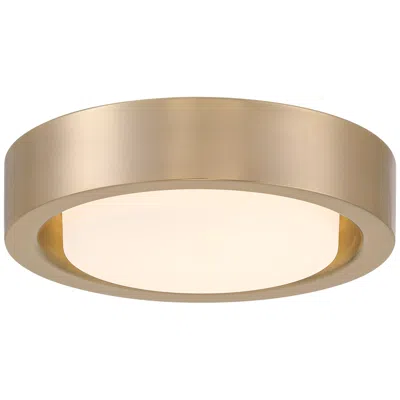 360 Lighting Jayson 12 3/4" Wide Modern Satin Bronze Led Ceiling Light