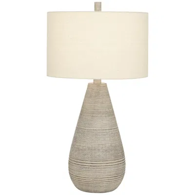 360 Lighting Julio 30" High Natural Gray Modern Vase Table Lamp