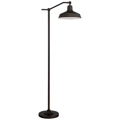 360 Lighting Kayne 61" Bronze Downbridge Floor Lamp With Usb Dimmer