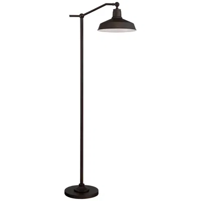 360 Lighting Kayne 61" Satin Bronze Rustic Downbridge Floor Lamp