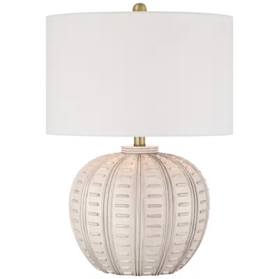 360 Lighting Keira 24" High Coastal Modern Gourd Table Lamp