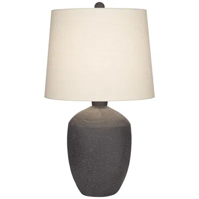 360 Lighting Kyle 24" Rustic Textured Charcoal  Finish Table Lamp