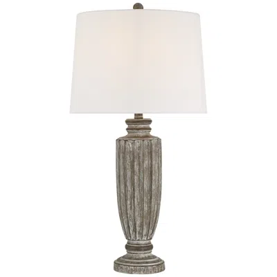 360 Lighting Lockland 31" High Antique Brown Column Table Lamp