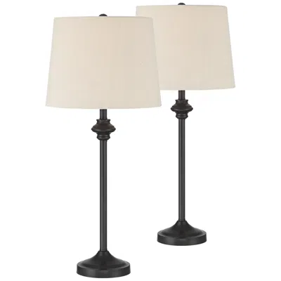 360 Lighting Lynn 26" High Stick Buffet Table Lamps Set Of 2
