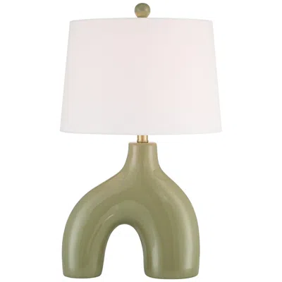 360 Lighting Lyrah 25" High Modern Green Ceramic Table Lamp