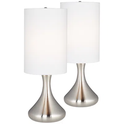 360 Lighting Melmore 17" High Modern Droplet Table Lamps Set Of 2