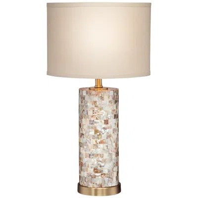 360 Lighting Mother Of Pearl 23" High Table Lamp With Dimmer