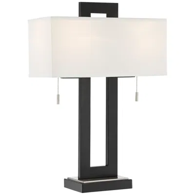 360 Lighting Neil 26" Open Rectangular Usb Table Lamp