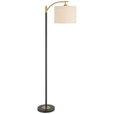 360 Lighting Rayna 61 1/2" High Black And Gold Downbridge Floor Lamp