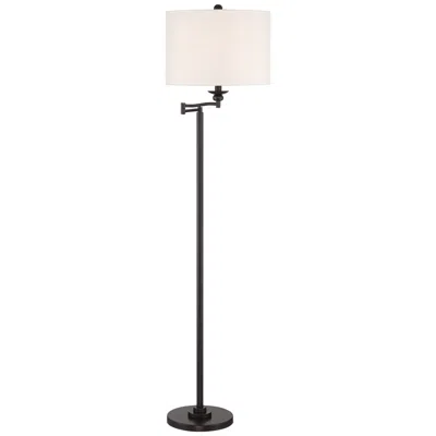 360 Lighting Romero 61 1/2" High Bronze Swing Arm Floor Lamp