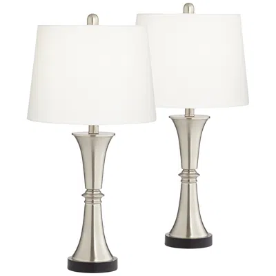 360 Lighting Seymore 26" Led Modern Usb Touch Table Lamps Set Of 2